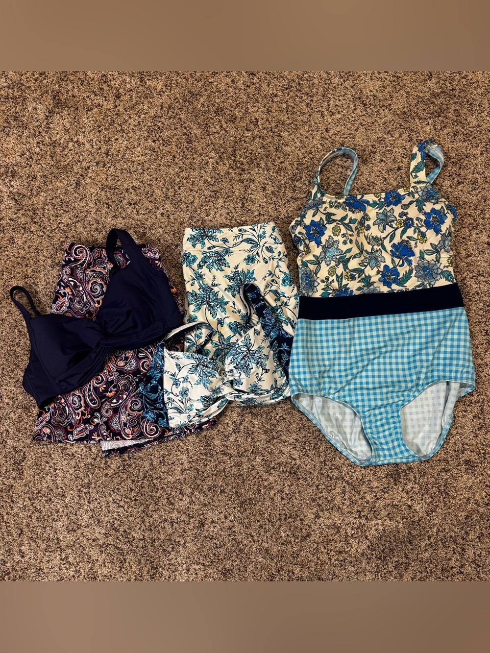 Mixed lot of Lands End Women's Swimwear